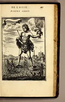 An illustration from Description de l'univers, : contenant les differents systêmes du monde, les cartes generales & particulieres de la geographie ancienne & moderne : les plans & les profils des principales villes & des autres lieux plus considerables de la terre ; avec les portraits des souverains qui y commandent, leurs blasons, titres & livrées : et les mœurs, religions, gouvernemens & divers habillemens de chaque nation. Dediee au roy. (1683)