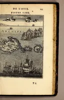 An illustration from Description de l'univers, : contenant les differents systêmes du monde, les cartes generales & particulieres de la geographie ancienne & moderne : les plans & les profils des principales villes & des autres lieux plus considerables de la terre ; avec les portraits des souverains qui y commandent, leurs blasons, titres & livrées : et les mœurs, religions, gouvernemens & divers habillemens de chaque nation. Dediee au roy. (1683)