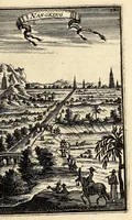 Picture 10 of 58 from Description de l'univers, : contenant les differents systêmes du monde, les cartes generales & particulieres de la geographie ancienne & moderne : les plans & les profils des principales villes & des autres lieux plus considerables de la terre ; avec les portraits des souverains qui y commandent, leurs blasons, titres & livrées : et les mœurs, religions, gouvernemens & divers habillemens de chaque nation. Dediee au roy. (1683), leaf 53