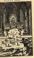 Picture 13 of 58 from Description de l'univers, : contenant les differents systêmes du monde, les cartes generales & particulieres de la geographie ancienne & moderne : les plans & les profils des principales villes & des autres lieux plus considerables de la terre ; avec les portraits des souverains qui y commandent, leurs blasons, titres & livrées : et les mœurs, religions, gouvernemens & divers habillemens de chaque nation. Dediee au roy. (1683), leaf 79