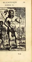 An illustration from Description de l'univers, : contenant les differents systêmes du monde, les cartes generales & particulieres de la geographie ancienne & moderne : les plans & les profils des principales villes & des autres lieux plus considerables de la terre ; avec les portraits des souverains qui y commandent, leurs blasons, titres & livrées : et les mœurs, religions, gouvernemens & divers habillemens de chaque nation. Dediee au roy. (1683)