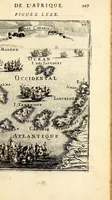 Picture 35 of 51 from Description de l'univers, : contenant les differents systêmes du monde, les cartes generales & particulieres de la geographie ancienne & moderne : les plans & les profils des principales villes & des autres lieux plus considerables de la terre ; avec les portraits des souverains qui y commandent, leurs blasons, titres & livrées : et les mœurs, religions, gouvernemens & divers habillemens de chaque nation. Dediee au roy. (1683), leaf 223