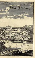 Picture 49 of 51 from Description de l'univers, : contenant les differents systêmes du monde, les cartes generales & particulieres de la geographie ancienne & moderne : les plans & les profils des principales villes & des autres lieux plus considerables de la terre ; avec les portraits des souverains qui y commandent, leurs blasons, titres & livrées : et les mœurs, religions, gouvernemens & divers habillemens de chaque nation. Dediee au roy. (1683), leaf 285
