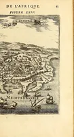 Picture 15 of 51 from Description de l'univers, : contenant les differents systêmes du monde, les cartes generales & particulieres de la geographie ancienne & moderne : les plans & les profils des principales villes & des autres lieux plus considerables de la terre ; avec les portraits des souverains qui y commandent, leurs blasons, titres & livrées : et les mœurs, religions, gouvernemens & divers habillemens de chaque nation. Dediee au roy. (1683), leaf 77