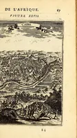 Picture 16 of 51 from Description de l'univers, : contenant les differents systêmes du monde, les cartes generales & particulieres de la geographie ancienne & moderne : les plans & les profils des principales villes & des autres lieux plus considerables de la terre ; avec les portraits des souverains qui y commandent, leurs blasons, titres & livrées : et les mœurs, religions, gouvernemens & divers habillemens de chaque nation. Dediee au roy. (1683), leaf 83