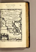 Picture 23 of 61 from Description de l'univers, : contenant les differents systêmes du monde, les cartes generales & particulieres de la geographie ancienne & moderne : les plans & les profils des principales villes & des autres lieux plus considerables de la terre ; avec les portraits des souverains qui y commandent, leurs blasons, titres & livrées : et les mœurs, religions, gouvernemens & divers habillemens de chaque nation. Dediee au roy. (1683), leaf 147