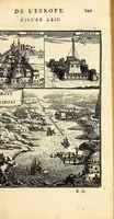 An illustration from Description de l'univers, : contenant les differents systêmes du monde, les cartes generales & particulieres de la geographie ancienne & moderne : les plans & les profils des principales villes & des autres lieux plus considerables de la terre ; avec les portraits des souverains qui y commandent, leurs blasons, titres & livrées : et les mœurs, religions, gouvernemens & divers habillemens de chaque nation. Dediee au roy. (1683)
