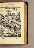 Picture 32 of 61 from Description de l'univers, : contenant les differents systêmes du monde, les cartes generales & particulieres de la geographie ancienne & moderne : les plans & les profils des principales villes & des autres lieux plus considerables de la terre ; avec les portraits des souverains qui y commandent, leurs blasons, titres & livrées : et les mœurs, religions, gouvernemens & divers habillemens de chaque nation. Dediee au roy. (1683), leaf 195