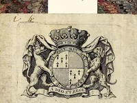 An illustration from Description de l'univers, : contenant les differents systêmes du monde, les cartes generales & particulieres de la geographie ancienne & moderne : les plans & les profils des principales villes & des autres lieux plus considerables de la terre ; avec les portraits des souverains qui y commandent, leurs blasons, titres & livrées : et les mœurs, religions, gouvernemens & divers habillemens de chaque nation. Dediee au roy. (1683)