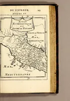 Picture 43 of 61 from Description de l'univers, : contenant les differents systêmes du monde, les cartes generales & particulieres de la geographie ancienne & moderne : les plans & les profils des principales villes & des autres lieux plus considerables de la terre ; avec les portraits des souverains qui y commandent, leurs blasons, titres & livrées : et les mœurs, religions, gouvernemens & divers habillemens de chaque nation. Dediee au roy. (1683), leaf 251