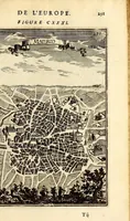 An illustration from Description de l'univers, : contenant les differents systêmes du monde, les cartes generales & particulieres de la geographie ancienne & moderne : les plans & les profils des principales villes & des autres lieux plus considerables de la terre ; avec les portraits des souverains qui y commandent, leurs blasons, titres & livrées : et les mœurs, religions, gouvernemens & divers habillemens de chaque nation. Dediee au roy. (1683)