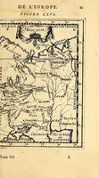An illustration from Description de l'univers, : contenant les differents systêmes du monde, les cartes generales & particulieres de la geographie ancienne & moderne : les plans & les profils des principales villes & des autres lieux plus considerables de la terre ; avec les portraits des souverains qui y commandent, leurs blasons, titres & livrées : et les mœurs, religions, gouvernemens & divers habillemens de chaque nation. Dediee au roy. (1683)