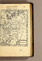 Picture 14 of 61 from Description de l'univers, : contenant les differents systêmes du monde, les cartes generales & particulieres de la geographie ancienne & moderne : les plans & les profils des principales villes & des autres lieux plus considerables de la terre ; avec les portraits des souverains qui y commandent, leurs blasons, titres & livrées : et les mœurs, religions, gouvernemens & divers habillemens de chaque nation. Dediee au roy. (1683), leaf 87