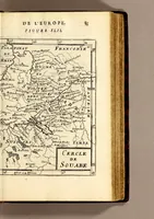 Picture 15 of 56 from Description de l'univers, : contenant les differents systêmes du monde, les cartes generales & particulieres de la geographie ancienne & moderne : les plans & les profils des principales villes & des autres lieux plus considerables de la terre ; avec les portraits des souverains qui y commandent, leurs blasons, titres & livrées : et les mœurs, religions, gouvernemens & divers habillemens de chaque nation. Dediee au roy. (1683), leaf 109