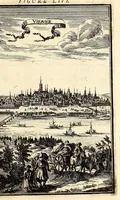 Picture 19 of 56 from Description de l'univers, : contenant les differents systêmes du monde, les cartes generales & particulieres de la geographie ancienne & moderne : les plans & les profils des principales villes & des autres lieux plus considerables de la terre ; avec les portraits des souverains qui y commandent, leurs blasons, titres & livrées : et les mœurs, religions, gouvernemens & divers habillemens de chaque nation. Dediee au roy. (1683), leaf 131