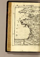 Picture 24 of 56 from Description de l'univers, : contenant les differents systêmes du monde, les cartes generales & particulieres de la geographie ancienne & moderne : les plans & les profils des principales villes & des autres lieux plus considerables de la terre ; avec les portraits des souverains qui y commandent, leurs blasons, titres & livrées : et les mœurs, religions, gouvernemens & divers habillemens de chaque nation. Dediee au roy. (1683), leaf 174