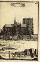 Picture 29 of 56 from Description de l'univers, : contenant les differents systêmes du monde, les cartes generales & particulieres de la geographie ancienne & moderne : les plans & les profils des principales villes & des autres lieux plus considerables de la terre ; avec les portraits des souverains qui y commandent, leurs blasons, titres & livrées : et les mœurs, religions, gouvernemens & divers habillemens de chaque nation. Dediee au roy. (1683), leaf 213