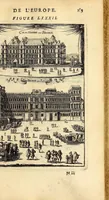 Picture 30 of 56 from Description de l'univers, : contenant les differents systêmes du monde, les cartes generales & particulieres de la geographie ancienne & moderne : les plans & les profils des principales villes & des autres lieux plus considerables de la terre ; avec les portraits des souverains qui y commandent, leurs blasons, titres & livrées : et les mœurs, religions, gouvernemens & divers habillemens de chaque nation. Dediee au roy. (1683), leaf 219
