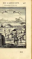 Picture 45 of 56 from Description de l'univers, : contenant les differents systêmes du monde, les cartes generales & particulieres de la geographie ancienne & moderne : les plans & les profils des principales villes & des autres lieux plus considerables de la terre ; avec les portraits des souverains qui y commandent, leurs blasons, titres & livrées : et les mœurs, religions, gouvernemens & divers habillemens de chaque nation. Dediee au roy. (1683), leaf 361