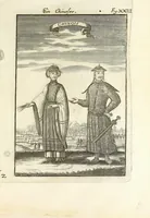 Picture 7 of 24 from Description de l'univers : contenant les differents systemes du monde, les cartes generales & particulieres de la geographie ancienne & moderne, les plans & les profils des principales villes & des autres lieux plus considerables de la Terre : avec les portraits des souverains qui y commandent, leurs blasons, titres & livrées : et les moeurs, religions, gouvernemens & divers habillemens de chaque nation (1685), leaf 79