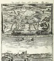 Picture 2 of 17 from Description de l'univers : contenant les differents systemes du monde, les cartes generales & particulieres de la geographie ancienne & moderne, les plans & les profils des principales villes & des autres lieux plus considerables de la Terre : avec les portraits des souverains qui y commandent, leurs blasons, titres & livrées : et les moeurs, religions, gouvernemens & divers habillemens de chaque nation (1685), leaf 50
