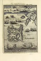 An illustration from Description de l'univers : contenant les differents systemes du monde, les cartes generales & particulieres de la geographie ancienne & moderne, les plans & les profils des principales villes & des autres lieux plus considerables de la Terre : avec les portraits des souverains qui y commandent, leurs blasons, titres & livrées : et les moeurs, religions, gouvernemens & divers habillemens de chaque nation (1685)