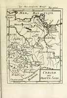An illustration from Description de l'univers : contenant les differents systemes du monde, les cartes generales & particulieres de la geographie ancienne & moderne, les plans & les profils des principales villes & des autres lieux plus considerables de la Terre : avec les portraits des souverains qui y commandent, leurs blasons, titres & livrées : et les moeurs, religions, gouvernemens & divers habillemens de chaque nation (1685)