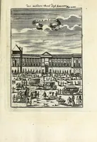 An illustration from Description de l'univers : contenant les differents systemes du monde, les cartes generales & particulieres de la geographie ancienne & moderne, les plans & les profils des principales villes & des autres lieux plus considerables de la Terre : avec les portraits des souverains qui y commandent, leurs blasons, titres & livrées : et les moeurs, religions, gouvernemens & divers habillemens de chaque nation (1685)