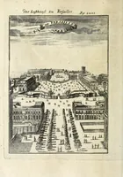 An illustration from Description de l'univers : contenant les differents systemes du monde, les cartes generales & particulieres de la geographie ancienne & moderne, les plans & les profils des principales villes & des autres lieux plus considerables de la Terre : avec les portraits des souverains qui y commandent, leurs blasons, titres & livrées : et les moeurs, religions, gouvernemens & divers habillemens de chaque nation (1685)