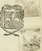 An illustration from Description des feux d'artifices faits a l'honneur du roy a Lille : par vn nouveau témoignage du zele de messieurs du Magistrat, ensuite de la venuë de Sa Majesté en cette ville, & de la rejouissance publique de la paix, l'an 1680 (1680)