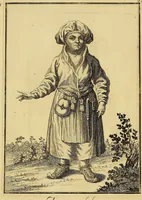 An illustration from Description de toutes les nations de l'empire de Russie, oú, L'on expose leurs moeurs, religions, usages, habitations, habillemens et autres particulatités remarquables (1776)