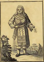 An illustration from Description de toutes les nations de l'empire de Russie, oú, L'on expose leurs moeurs, religions, usages, habitations, habillemens et autres particulatités remarquables (1776)
