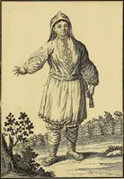 An illustration from Description de toutes les nations de l'empire de Russie, oú, L'on expose leurs moeurs, religions, usages, habitations, habillemens et autres particulatités remarquables (1776)
