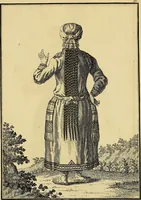 An illustration from Description de toutes les nations de l'empire de Russie, oú, L'on expose leurs moeurs, religions, usages, habitations, habillemens et autres particulatités remarquables (1776)