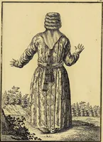 An illustration from Description de toutes les nations de l'empire de Russie, oú, L'on expose leurs moeurs, religions, usages, habitations, habillemens et autres particulatités remarquables (1776)