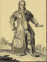An illustration from Description de toutes les nations de l'empire de Russie, oú, L'on expose leurs moeurs, religions, usages, habitations, habillemens et autres particulatités remarquables (1776)