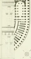 Picture 1 of 15 from Description du Théâtre de Marcellus, à Rome, rétabli dans son état primitif, daprès les vestiges qui en restent encore : mémoire joint aux plans, coupes, élévations et détails mesurés à Rome, addressés à lAcademie royale darchitecture de Paris (1812), leaf 56