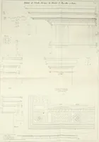 Picture 10 of 15 from Description du Théâtre de Marcellus, à Rome, rétabli dans son état primitif, daprès les vestiges qui en restent encore : mémoire joint aux plans, coupes, élévations et détails mesurés à Rome, addressés à lAcademie royale darchitecture de Paris (1812), leaf 65
