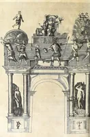 Picture 10 of 13 from Description et interpretation des portiques erigés a l'entrée de tres-hault et tres-puissant prince Louis de Bourbon, prince de Condé, premier prince du sang, duc d'Angeuien, Chasteaux-Roux, Albret, Mont-Morency, &c., gouverneur & lieutenant general pour Sa Majesté, és prouinces de Bourgongne, Bresse, & Berry, en la ville de Dijon le 6. mars 1648 : accompagnés des figures & arcz de triomphe (1650), leaf 74