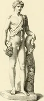 An illustration from A description of the antiquities and curiosities in Wilton-House : illustrated with twenty-five engravings of some of the capital statues, bustos, and relievos : in this work are introduced the anecdotes and remarks of Thomas Earl of Pembroke, who collected these antiques, now first published from his Lordship's mss (1786)