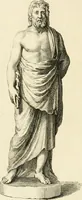 An illustration from A description of the antiquities and curiosities in Wilton-House : illustrated with twenty-five engravings of some of the capital statues, bustos, and relievos : in this work are introduced the anecdotes and remarks of Thomas Earl of Pembroke, who collected these antiques, now first published from his Lordship's mss (1786)