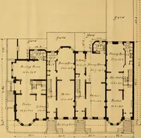 An illustration from Descriptions, diagrams and prices of twenty-one elegant new dwellings for sale on the crown of Lennox Hill. (1887)