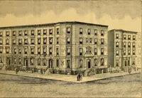 An illustration from Descriptions, diagrams and prices of twenty-one elegant new dwellings for sale on the crown of Lennox Hill. (1887)