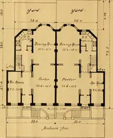 An illustration from Descriptions, diagrams and prices of twenty-one elegant new dwellings for sale on the crown of Lennox Hill. (1887)