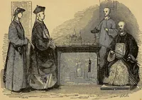 An illustration from A descriptive catalogue of the Chinese Collection now exhibiting at St. George's Place, Hyde Park Corner, London : with condensed accounts of the genius, government, history, literature, agriculture, arts, trade, manners, customs and social life of the people of the celestial empire (1842)