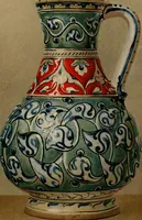 An illustration from A descriptive catalogue of the maiolica, Hispano-Moresco, Persian, Damascus, and Rhodian wares in the South Kensington Museum : with historical notes, marks, & monograms (1873)