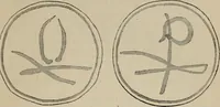 An illustration from A descriptive catalogue of the maiolica, Hispano-Moresco, Persian, Damascus, and Rhodian wares in the South Kensington Museum : with historical notes, marks, & monograms (1873)
