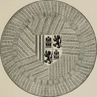 An illustration from A descriptive catalogue of the maiolica, Hispano-Moresco, Persian, Damascus, and Rhodian wares in the South Kensington Museum : with historical notes, marks, & monograms (1873)