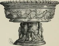 An illustration from A descriptive catalogue of the maiolica, Hispano-Moresco, Persian, Damascus, and Rhodian wares in the South Kensington Museum : with historical notes, marks, & monograms (1873)