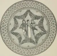 An illustration from A descriptive catalogue of the maiolica, Hispano-Moresco, Persian, Damascus, and Rhodian wares in the South Kensington Museum : with historical notes, marks, & monograms (1873)